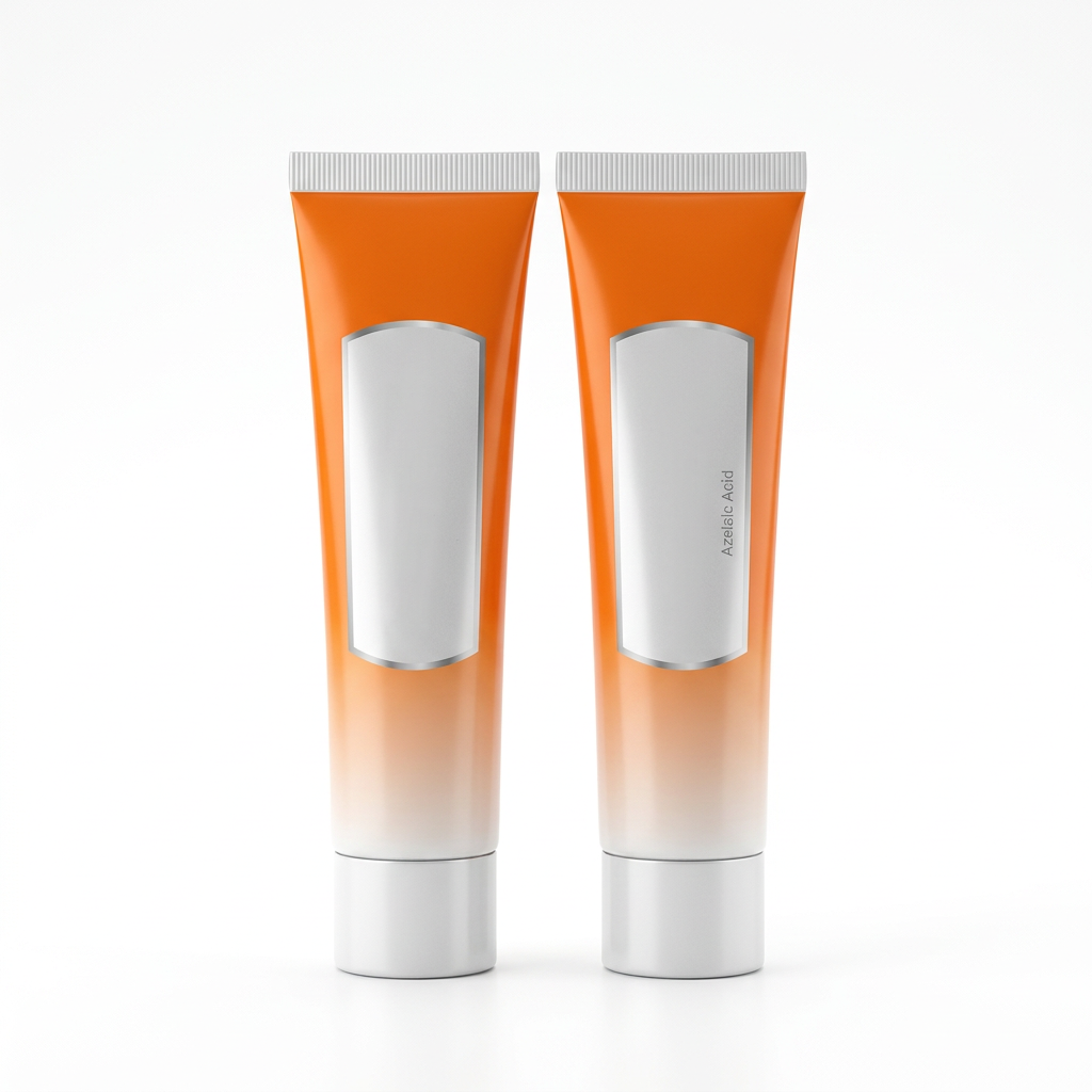Two skincare cream tubes on a white background